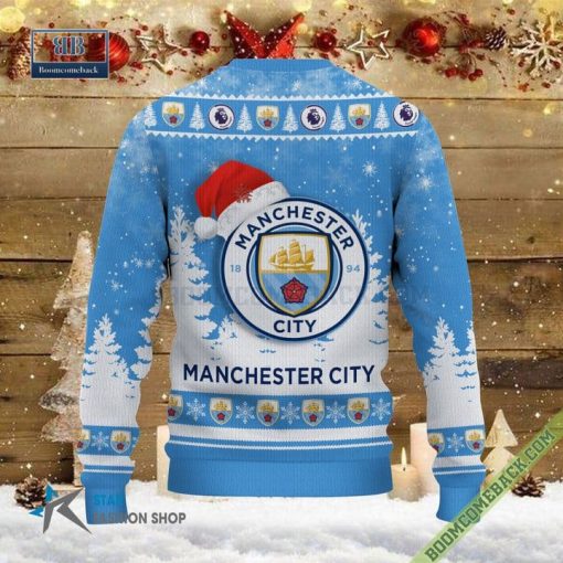 Manchester City Logo Ugly Christmas Sweater