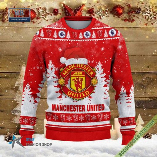 Manchester United Logo Ugly Christmas Sweater