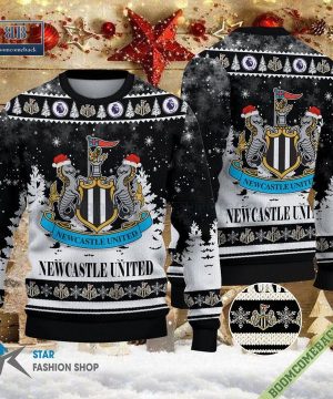 Newcastle United Logo Ugly Christmas Sweater