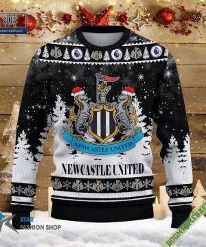 Newcastle United Logo Ugly Christmas Sweater