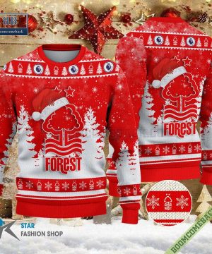 Nottingham Forest Logo Ugly Christmas Sweater