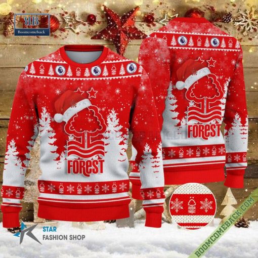 Nottingham Forest Logo Ugly Christmas Sweater