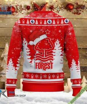 epl nottingham forest logo ugly christmas sweater 5 NNwmF