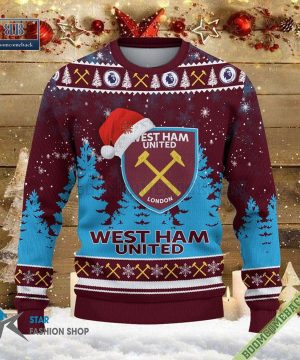 epl west ham united logo ugly christmas sweater 3 xtgtg