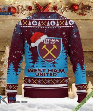 epl west ham united logo ugly christmas sweater 5 3Pexe