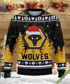 Wolverhampton Wanderers Logo Ugly Christmas Sweater