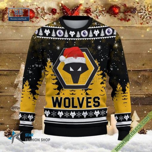 Wolverhampton Wanderers Logo Ugly Christmas Sweater