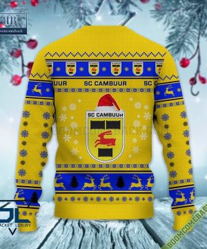 eredivisie sc cambuur soccer club ugly sweater lelijke trui 5 nosek