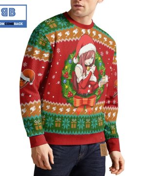 Erza Scarlet Fairy Tails Anime Christmas Custom Knitted 3D Sweater