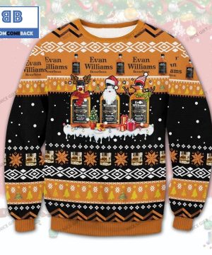 Evan Williams Whiskey Christmas 3D Sweater