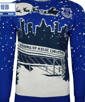 Everton FC I’m Dreaming Of A Blue Christmas Ugly Sweater