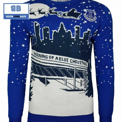 Everton FC I’m Dreaming Of A Blue Christmas Ugly Sweater