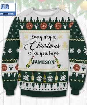 Everyday Is Christmas When You Have Jameson Irish Whiskey Christmas 3D Sweater