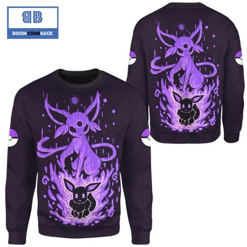 Evolve Espeon Pokemon Anime 3d Sweatshirt