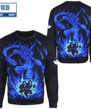 Evolve Froakie Within Greninja Pokemon Anime Christmas 3D Sweatshirt