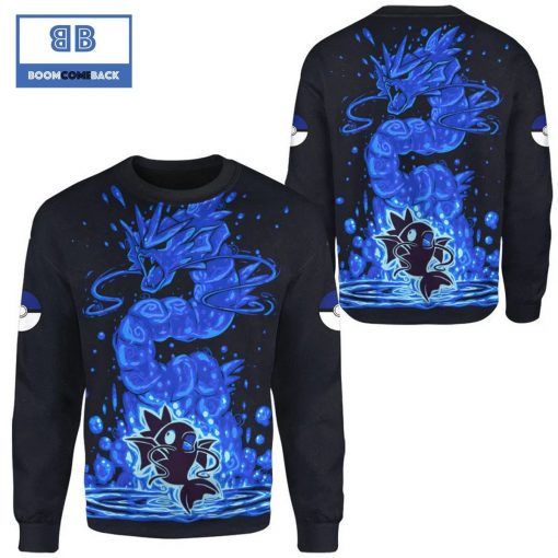 Evolve Magikarp Within Gyarados Pokemon Anime Christmas 3D Sweatshirt