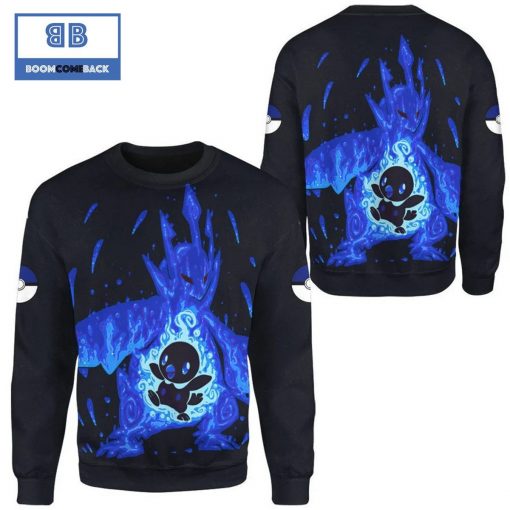 Evolve Piplup Within Empoleon Pokemon Anime Christmas 3D Sweatshirt