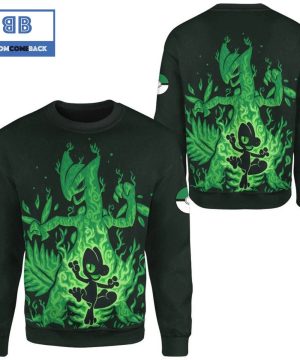 Evolve Treecko Within Sceptile Pokemon Anime 3d Sweatshirt