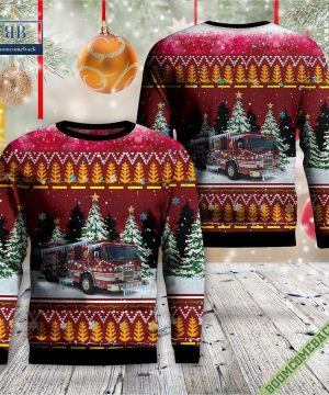 Fayetteville, North Carolina, Stoney Point Fire Department Christmas Sweater Jumper