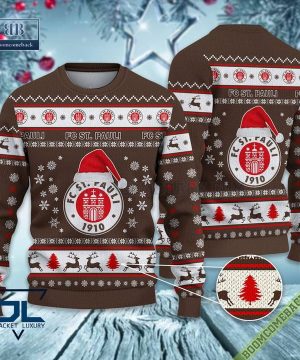 FC St. Pauli Ugly Christmas Sweater 2 Bundesliga Xmas Jumper