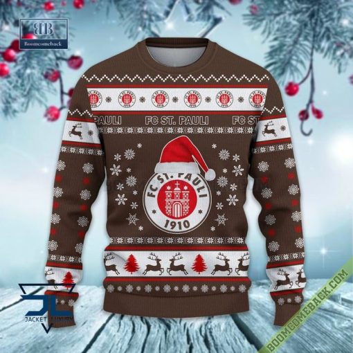 FC St. Pauli Ugly Christmas Sweater 2 Bundesliga Xmas Jumper