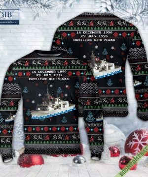 FFH 333 HMCS Toronto Royal Canadian Christmas Sweater Jumper