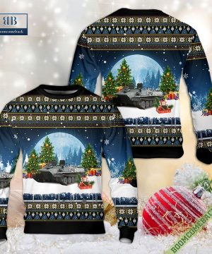 Finnish Army Maavoimat MT-LBV Armoured Personnel Carrier Christmas Sweater Jumper