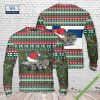 Huey Helicopter 3D Christmas Ugly Sweater