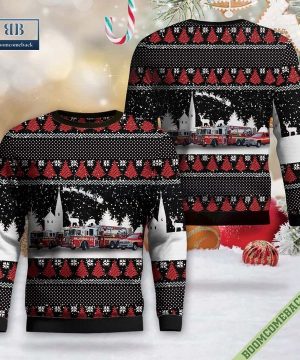 Fire Department New York Engine 45 Ladder 58 Battalion 18 Christmas Sweater Jumper