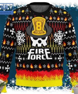 Fire Force Tokyo 8 Ugly Christmas Sweater