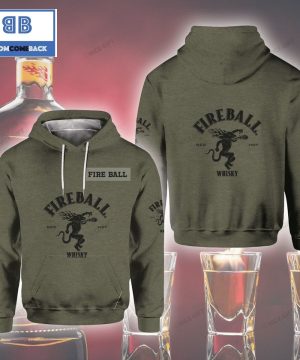 fireball whisky 3d hoodie 2 r9HWp