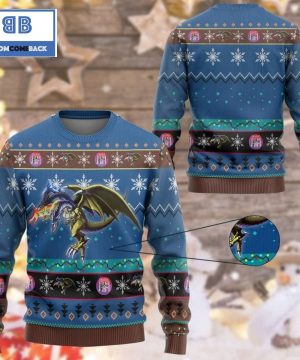 Five Headed Dragon Yu Gi Oh Anime Custom Imitation Knitted Ugly Christmas Sweater