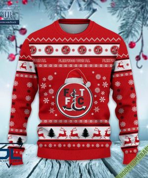 Fleetwood Town FC Trending Ugly Christmas Sweater