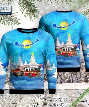 Florida, Indian River County Fire Rescue Ugly Christmas Sweater