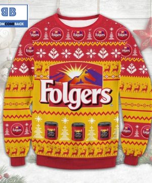 Folgers Coffee Ugly Christmas Sweater