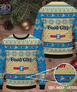 Food City Supermarket Ugly Christmas Sweater