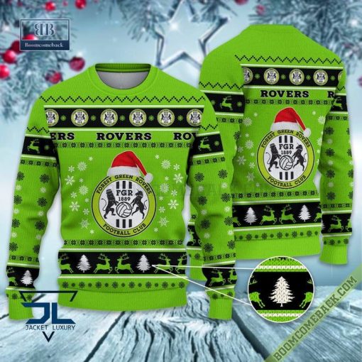 Forest Green Rovers FC Trending Ugly Christmas Sweater