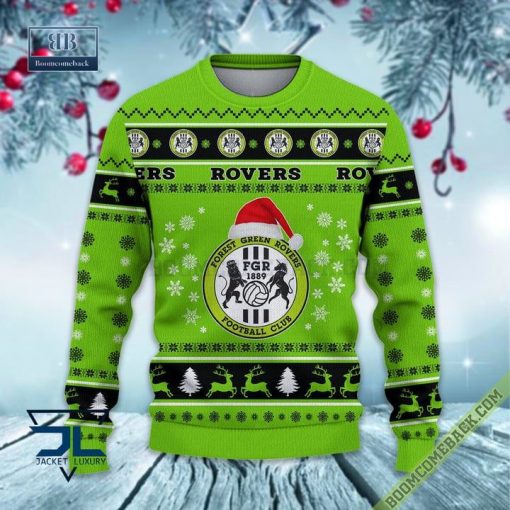 Forest Green Rovers FC Trending Ugly Christmas Sweater