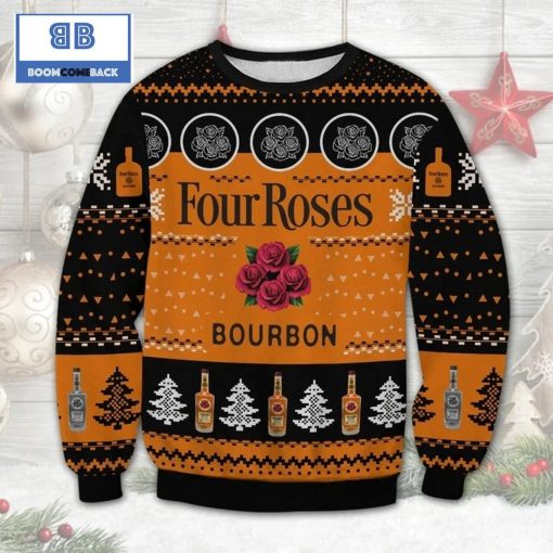 Four Roses Bourbon Ugly Christmas Sweater