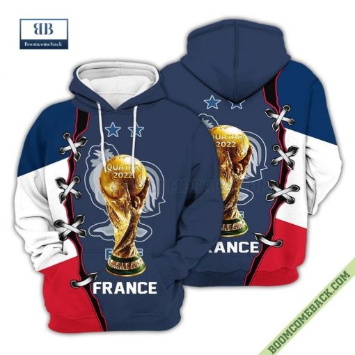 France Flag National Soccer Team World Cup 2022 3D Sweater And Hoodie T-Shirt