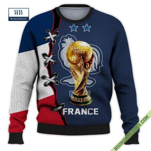 France Flag National Soccer Team World Cup 2022 3D Sweater And Hoodie T-Shirt