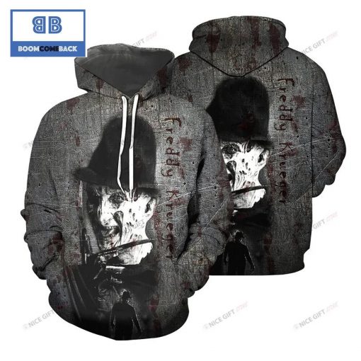 Freddy Krueger Halloween 3D Hoodie ver 1