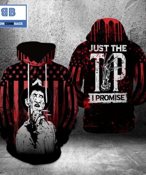 Freddy Krueger Just The Tip I Promise 3D Halloween Hoodie