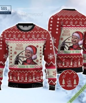 Freddy Krueger Through The Snow Christmas Sweater