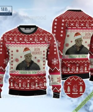 Friday The 13th Jason Voorhees Through The Snow Christmas Sweater