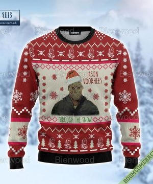 Friday The 13th Jason Voorhees Through The Snow Christmas Sweater