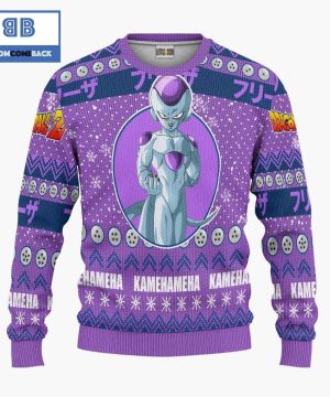 frieza dragon ball anime christmas custom knitted 3d sweater 4 SIbZJ