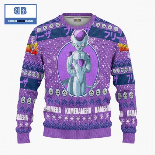 Frieza Dragon Ball Anime Christmas Custom Knitted 3D Sweater