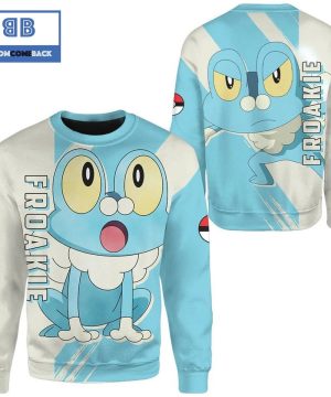 froakie pokemon anime christmas 3d sweatshirt 3 zmE25