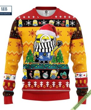 Funny Minions And Among Us Christmas Sweater